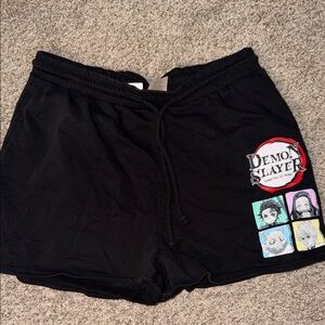 Demon Slayer Black Women's Shorts